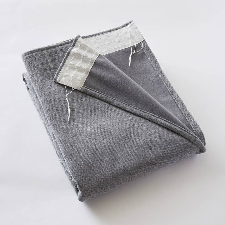 VORHANG GF 140 x 260 cm BJORN Titan für den Großhandel von L'effet Papillon