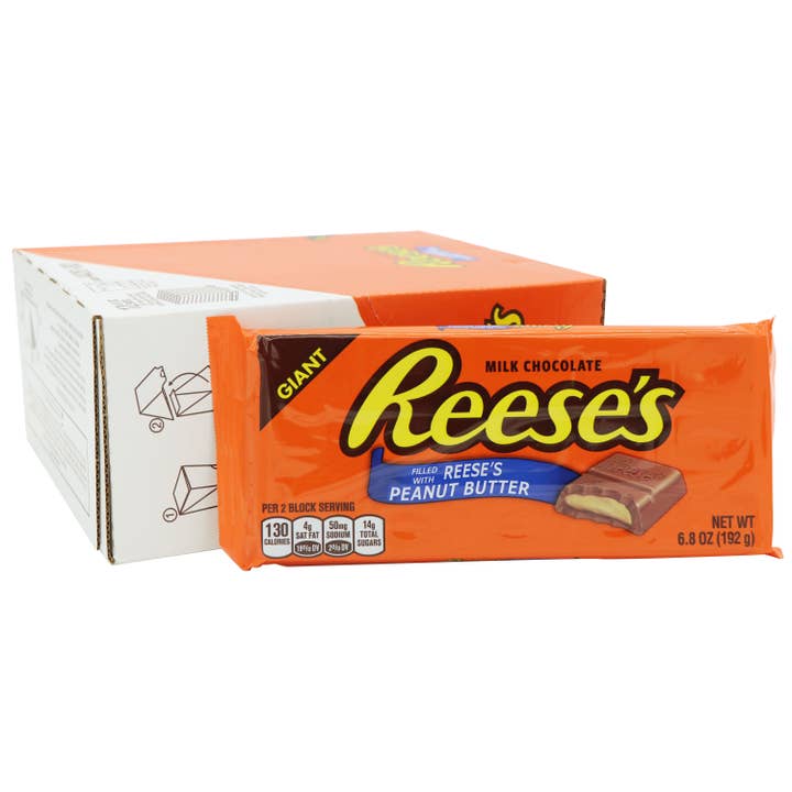Reese's Peanut Butter Bar Giant, 4.25oz, 12ct for wholesale by Grandpa Joe's Candy Shop
