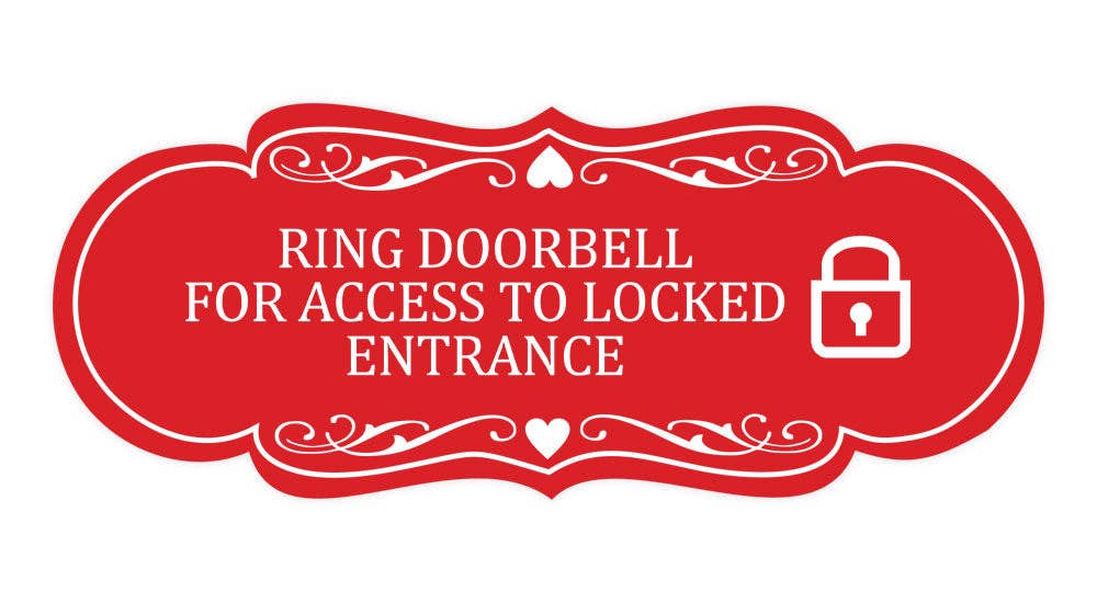 All Quality - Vente Pancarte - Panneau ByLITA Designer Ring Doorbell pour accès à l'entrée verrouillée mur ou porte11