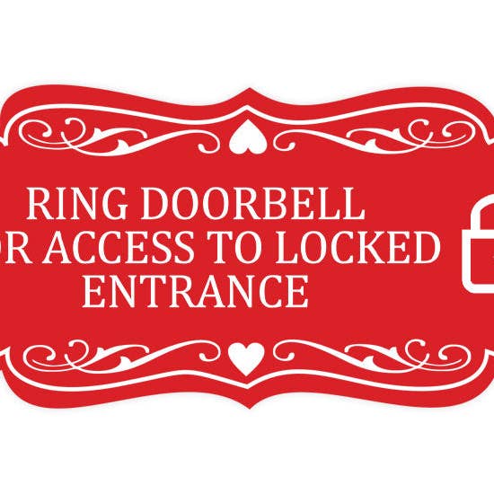 All Quality - Vente Pancarte - Panneau ByLITA Designer Ring Doorbell pour accès à l'entrée verrouillée mur ou porte11