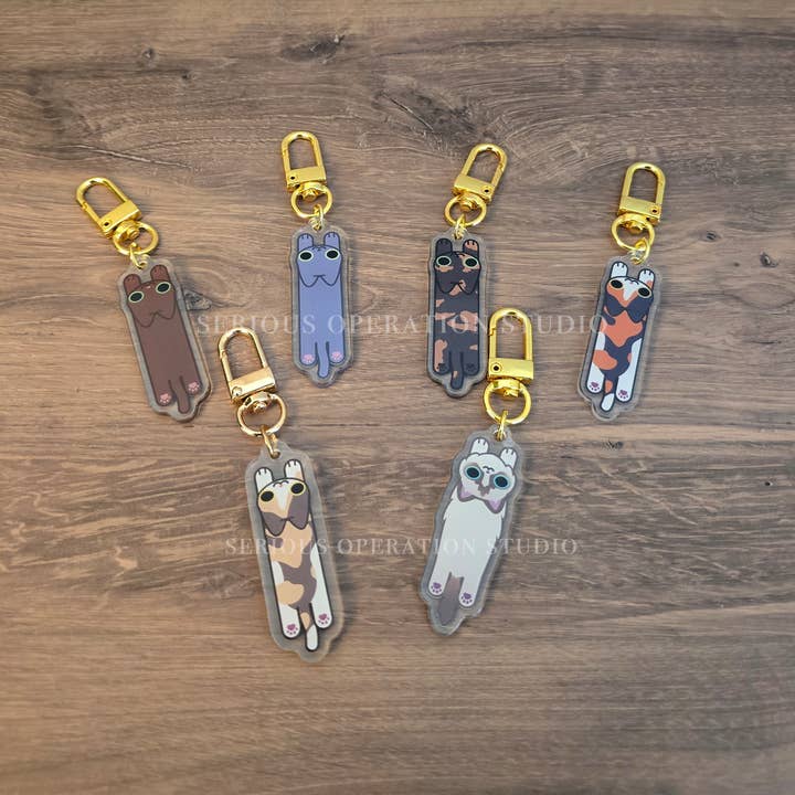 SeriousOperationStudio - Wholesale Keychain - Unisex - Long Cat & Dog Keychains4