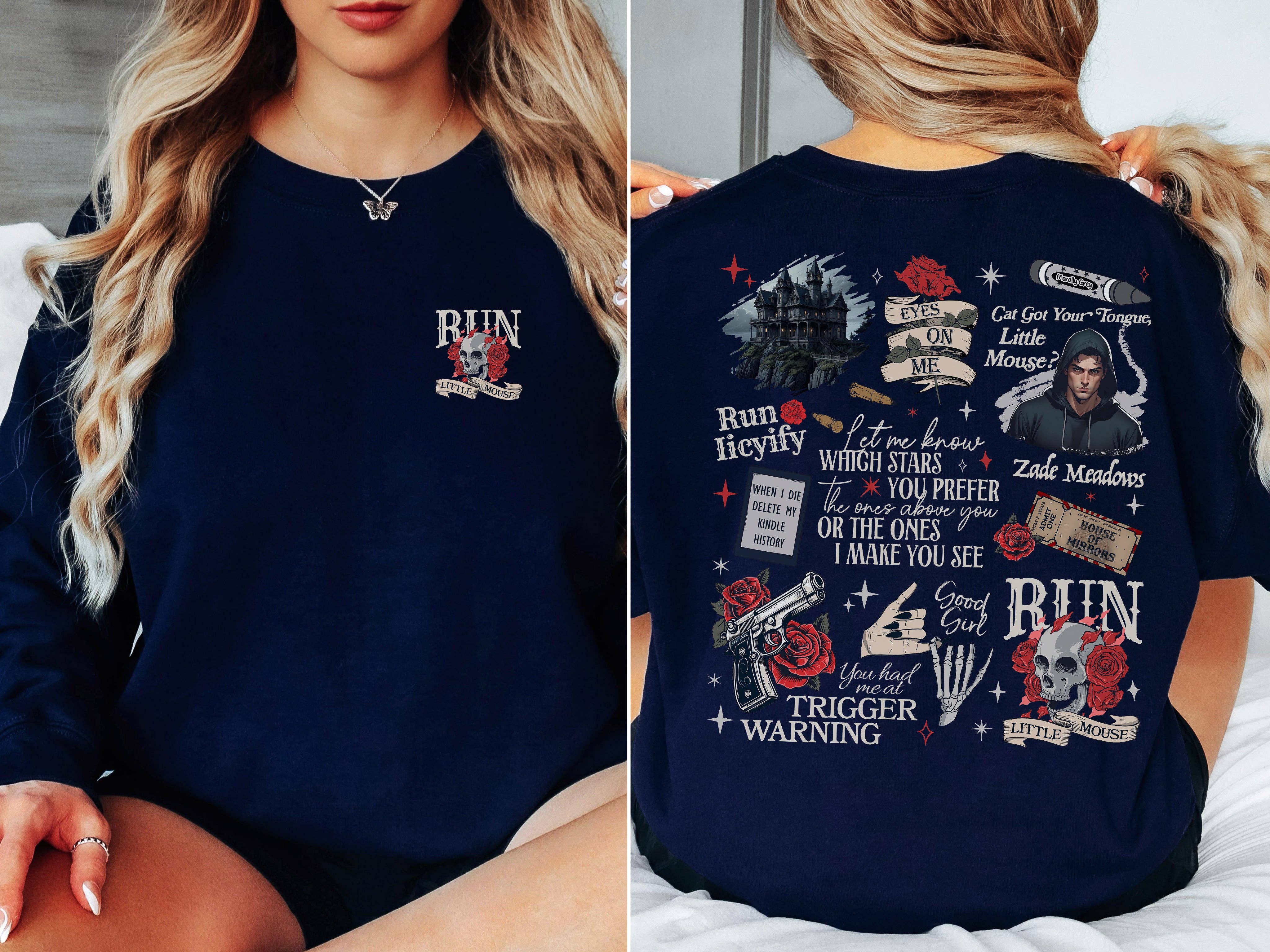 MagicMerchEmporium - Wholesale Graphic Sweatshirt - Unisex - Run Little Mouse Sweatshirt1