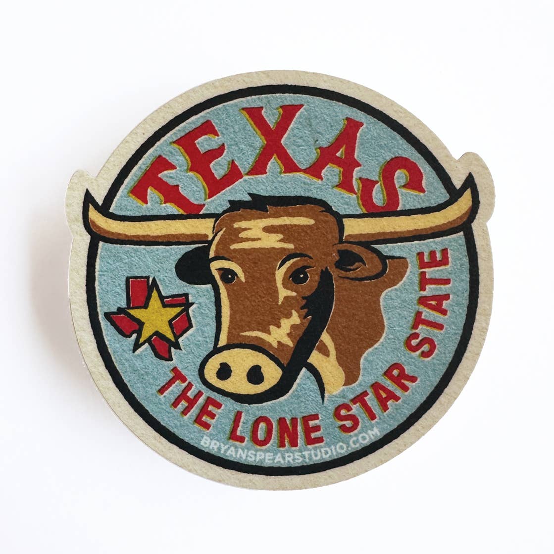 Bryan Spear Studio - Wholesale Sticker - Texas Lone Star State Sticker