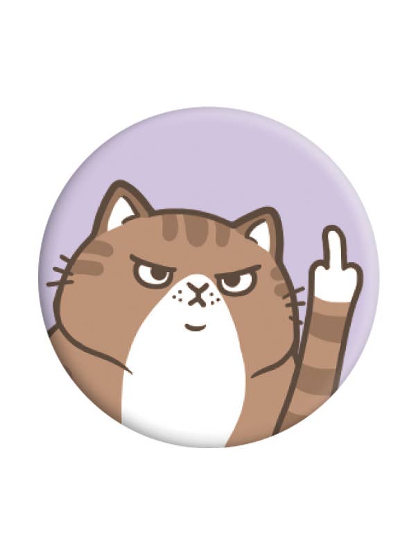 What The Fluff Badge for wholesale by Grindstore