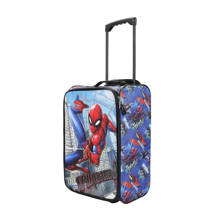 Spider-Man Peter & Miles Blue 18" Pilot Case for wholesale by Bioworld Merchandising