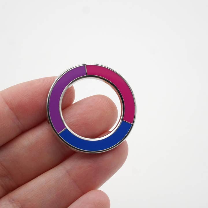 Compoco – Großhandel Anstecker/Button – Bisexueller Stolz Kreis Emaille-Anstecker1
