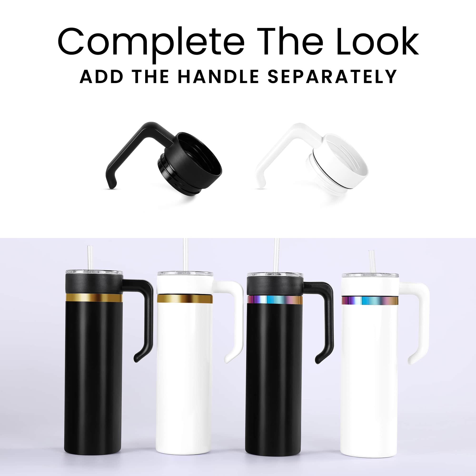 MakerFlo - Wholesale Insulated mug/tumbler - 20oz Skinny Gold5