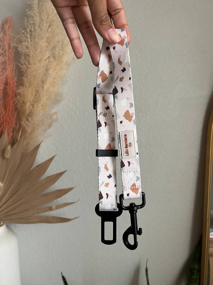 'Funfetti' - Dog Seatbelt for wholesale by LiZo Bandana Co