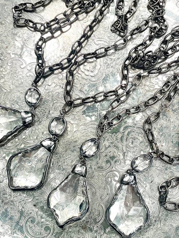 Dream Crystal Pendant Necklace. for wholesale by Bohemian Grace