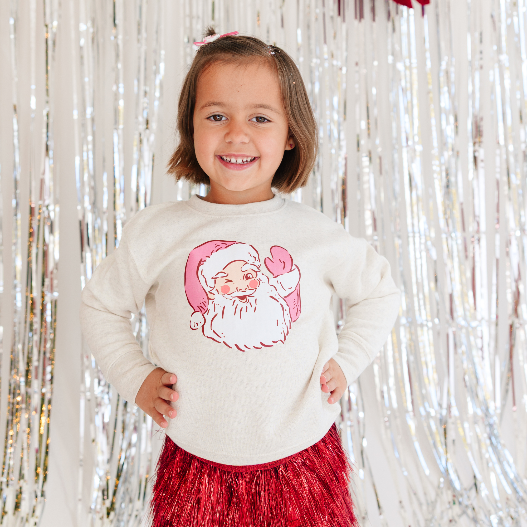 Benny & Ray Apparel - Wholesale Sweatshirt - Kids - Santa Claus Merry Christmas Kids Sweatshirt  4