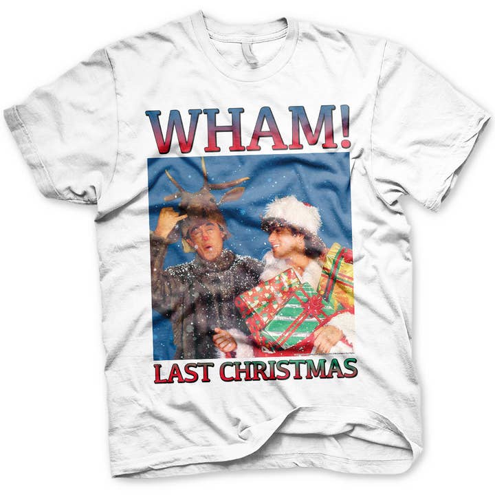 White WHAM - Last Christmas T-Shirt for wholesale on Faire0