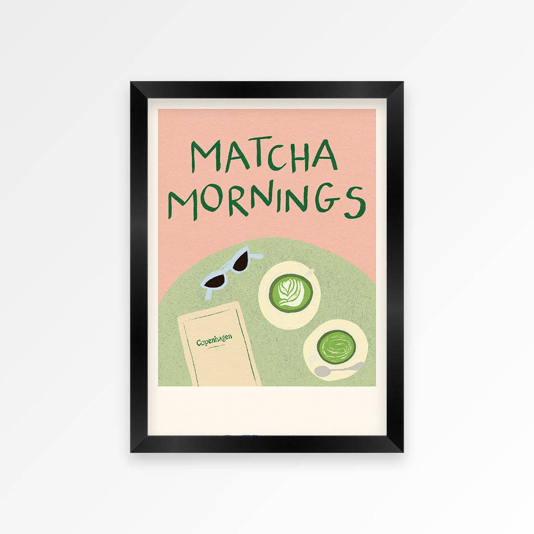 Proper Good - Wholesale Art Print - Matcha Mornings in Copenhagen Print2