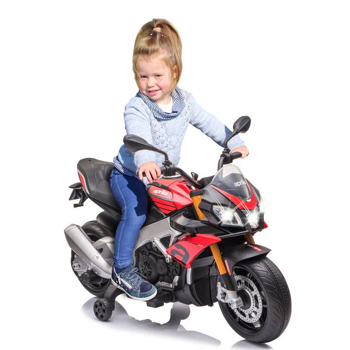Ride-on Aprilia Tuono V4 1100 RR red 12V for wholesale by mhw24