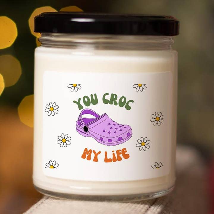 VenusArtsShop - Wholesale Birthday Card - Funny Crocs Valentines Candle / Candle For Partner / Candle