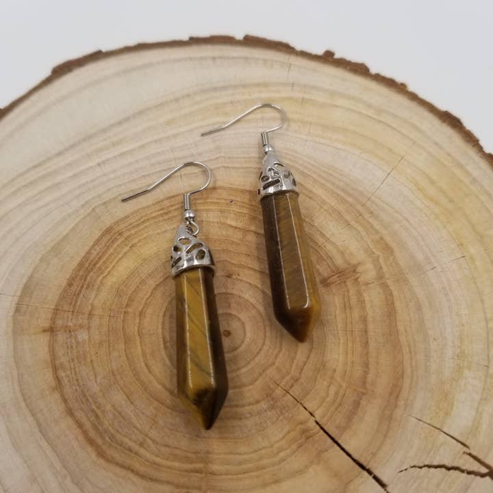 CHAKRA JEWELRY - Wholesale Dangle Earrings - Handmade Natural Healing Stone Earrings