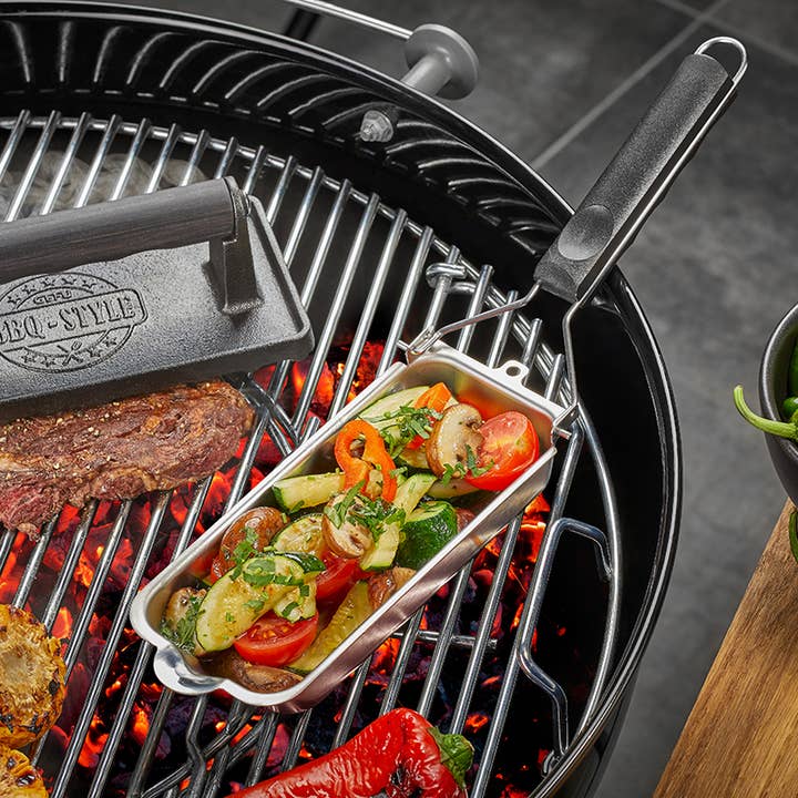 Gefu GmbH - Vente Outil de gril pour l'extérieur - Poêle Barbecue BBQ avec spatule1