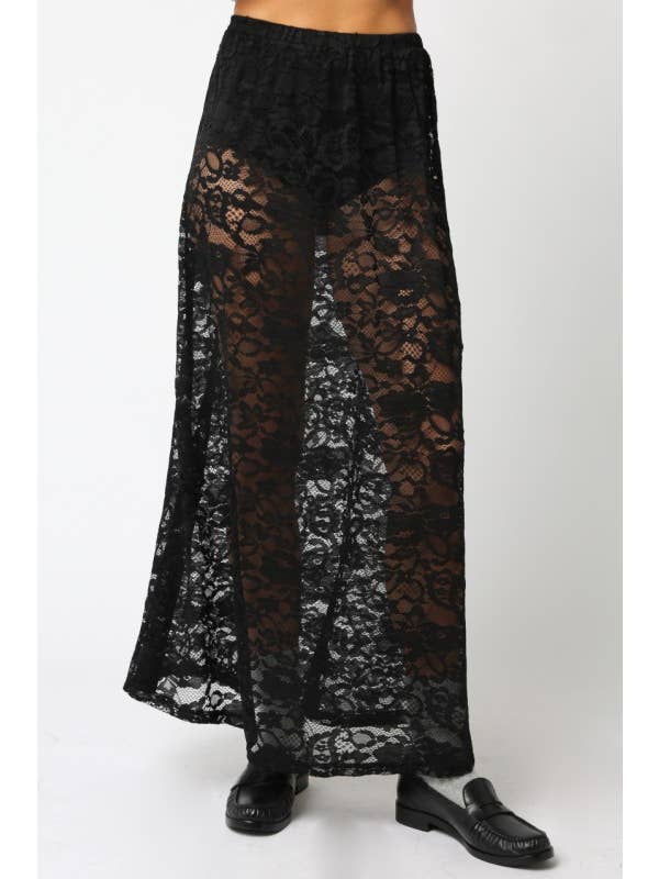 Olivaceous - Wholesale Skirt - Women's - Sofia Laced Skirt