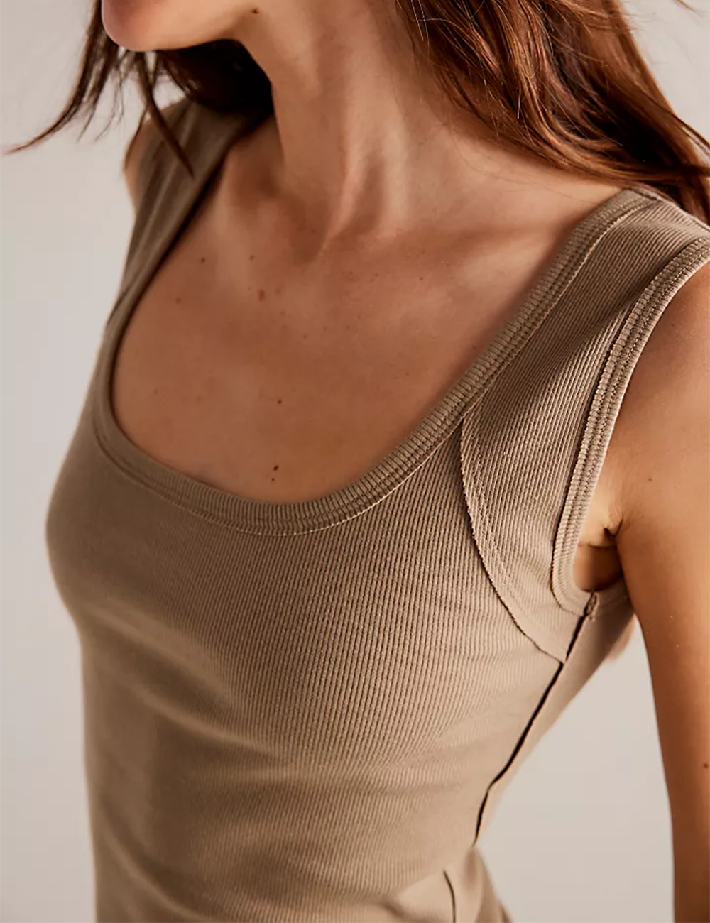 Sweetkama - Wholesale Tank Top - Women's - Ladies Solid Color Square Neck Tank Top SKT38615