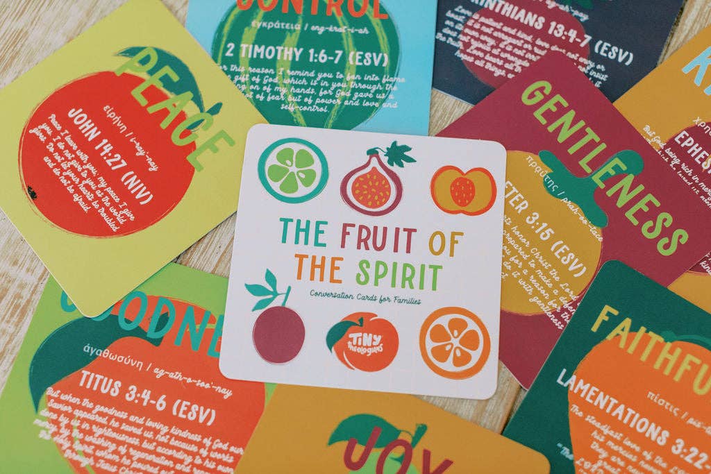 Tiny Theologians - Vendita all'ingrosso Carte didattiche - Bambini e neonati - Carte del Frutto dello Spirito per Bambini18