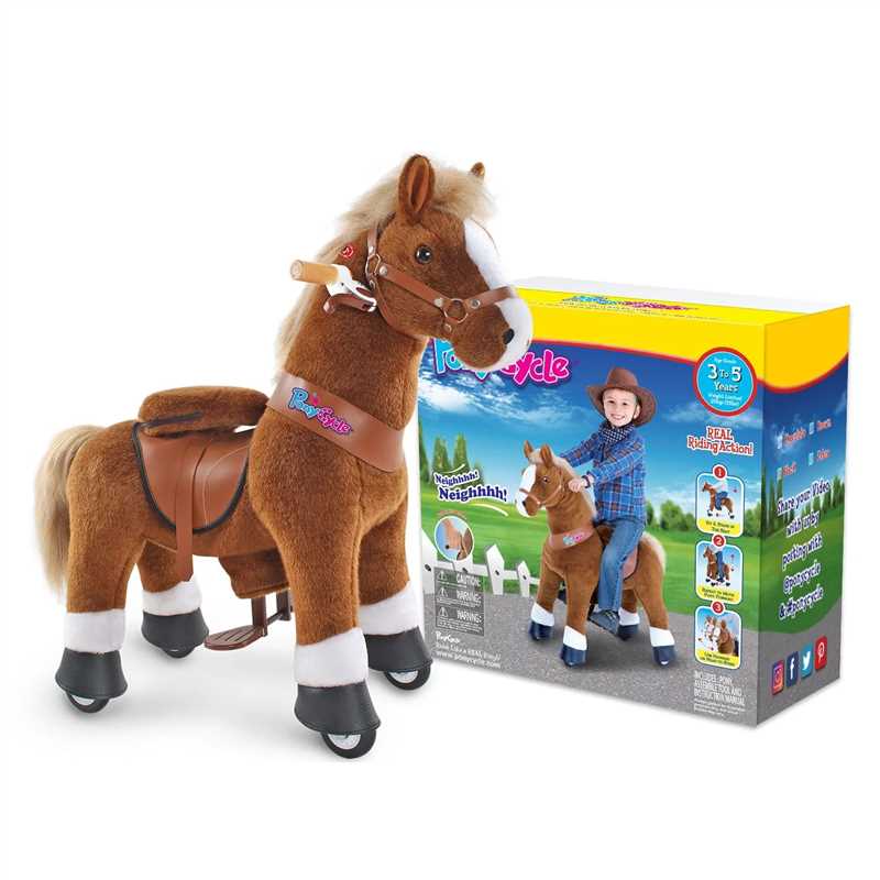 PonyCycle GmbH - Wholesale Rocking Horse - Kids - PonyCycle Ride-On Toy Brown Horse Plush Animal Kids Gift8