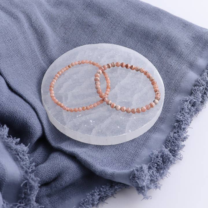 Un bracelet en rhodochrosite pour la vente par Mi Esperanza Minerals