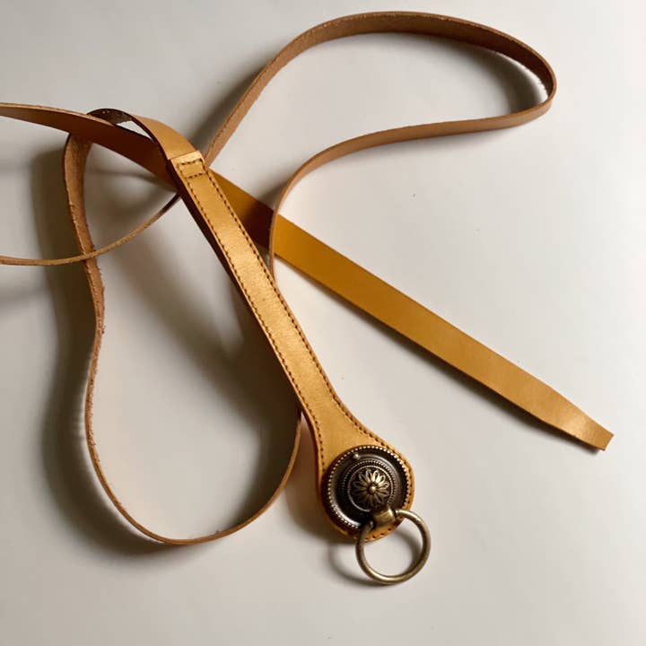 Dreamers Supply Co. - Vente Ceinture – femme - Ceinture à anneaux en cuir Vaucluse