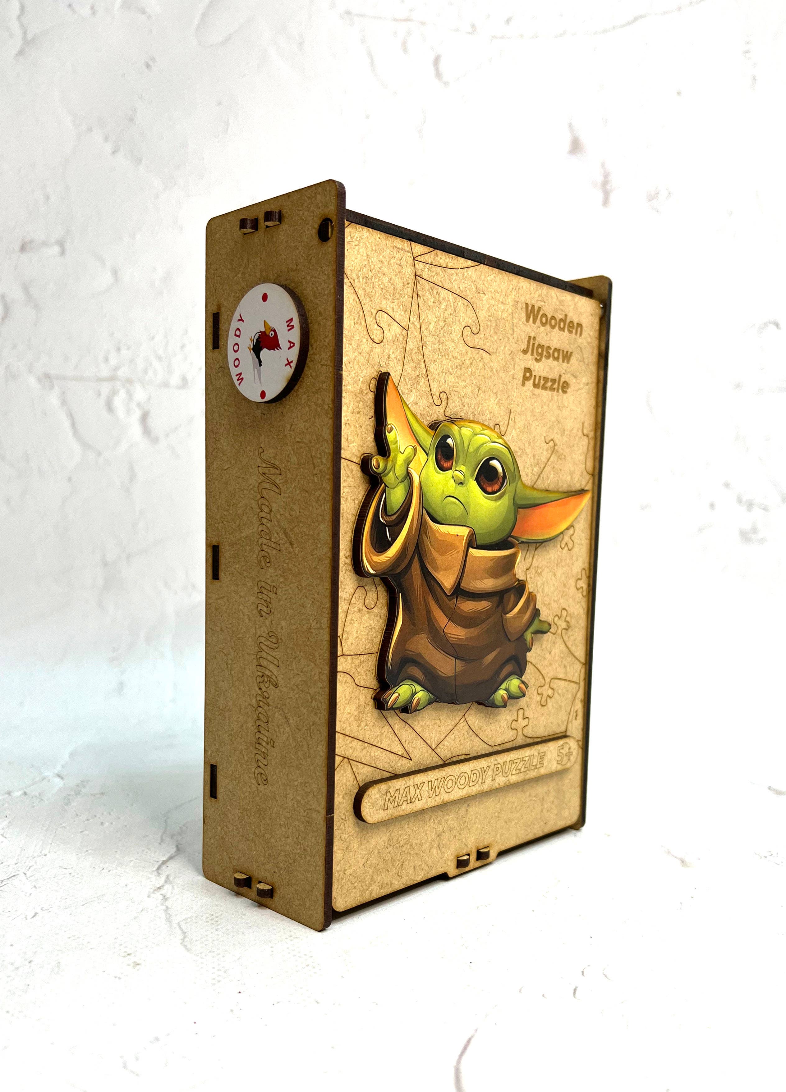 Max Woody™ – wholesale Pussel - Barn – Träpussel Vuxna & Barn Baby Yoda L Storlek 185 st8