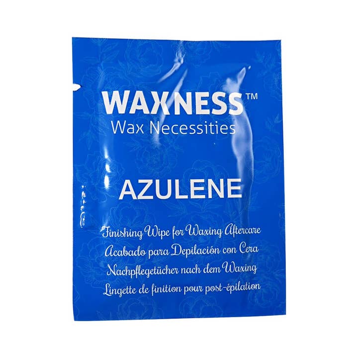 Waxness - Wholesale Face & Body Wipes - Waxness at Home Azulene After Waxing Finishing Wipes pack of 20