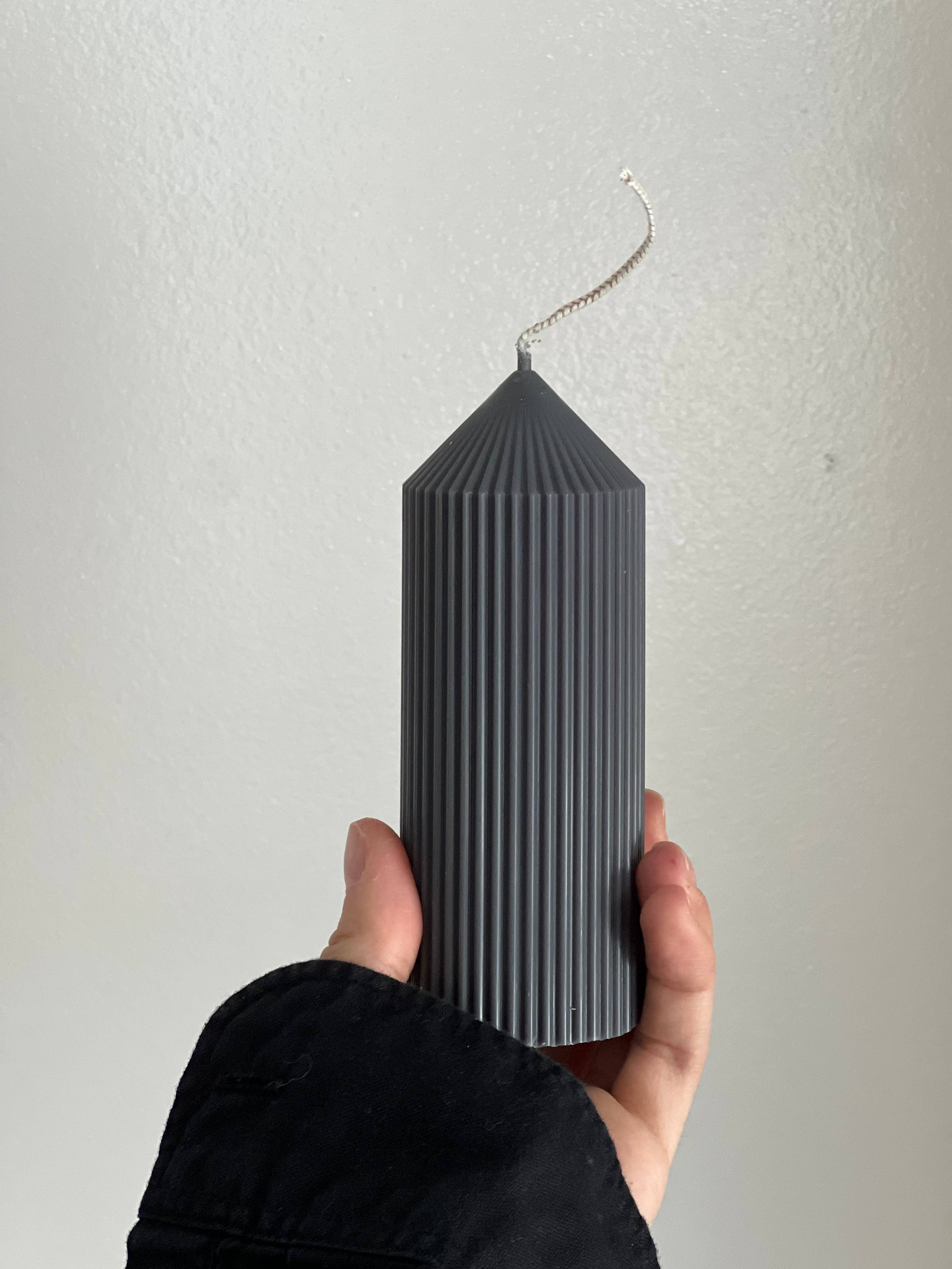 Project Helios - Wholesale Pillar Candle - Cone pillar ribbed candle, table decoration, Spring colour2