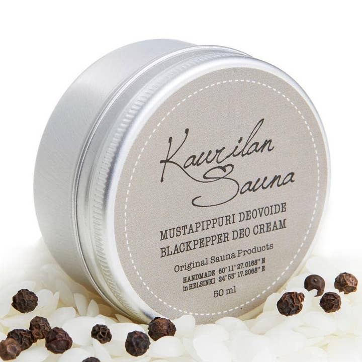 Black Pepper Original Deocream 50ml for wholesale by Kaurilan Sauna