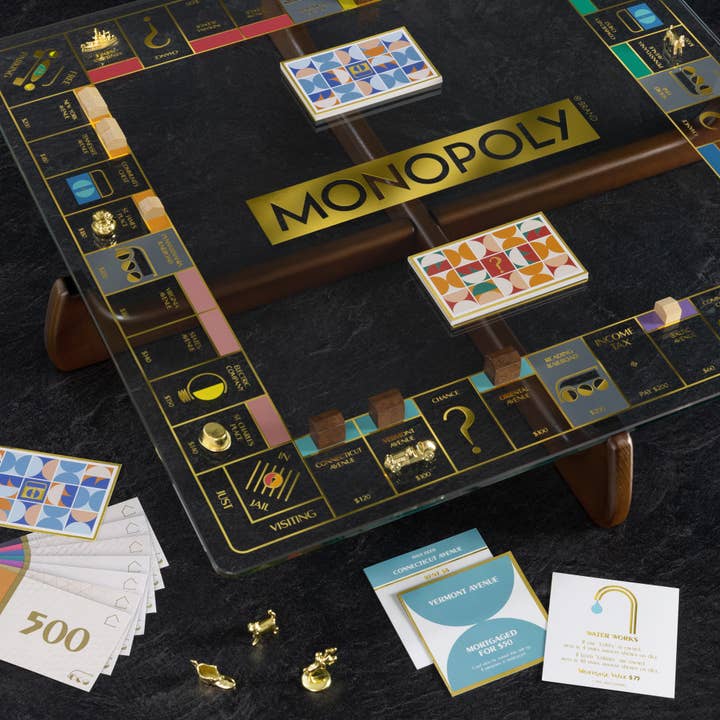 WS Game Company - Wholesale Board Game - Monopoly Prisma Glass Edition