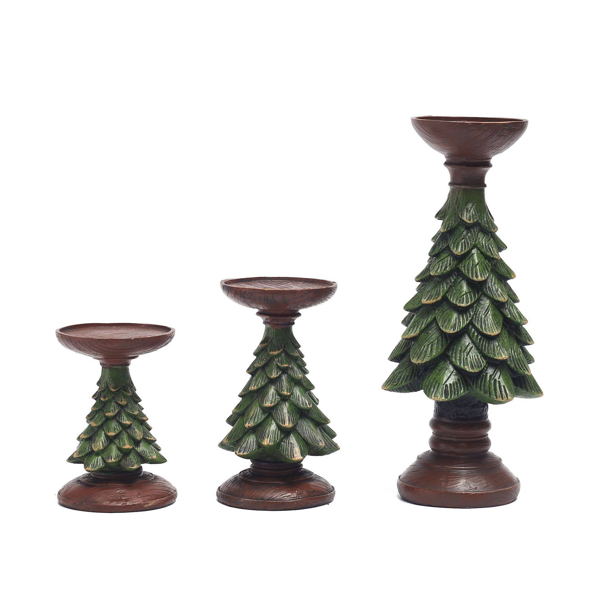 Liffy - Wholesale Candle Holder - Christmas Tree Candle Holder Resin Decor for Holiday Home8