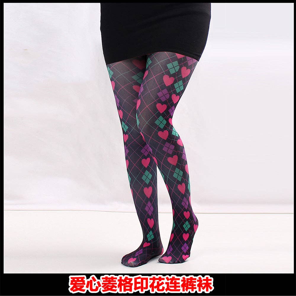SALINA TRADING INC - Wholesale Tights - Women's - Printed Tights Abstract Butterfly Floral Nylon Casual Leggings40