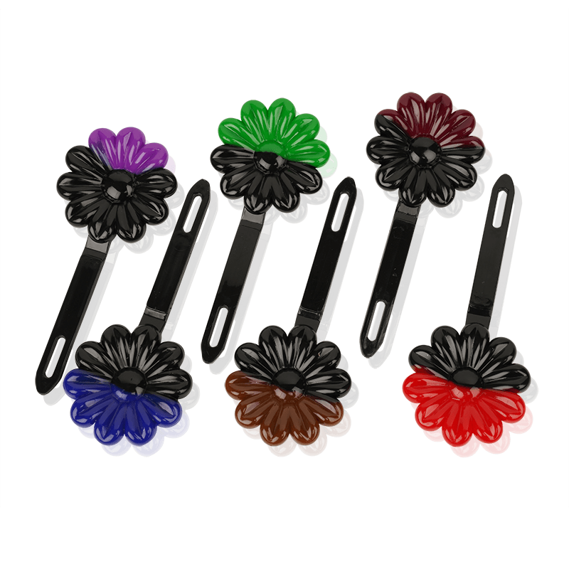 Annie International, Inc. - Wholesale Hair Accessories Set - Women's - Joy Daisy Barrettes 12ct Two-Tone2