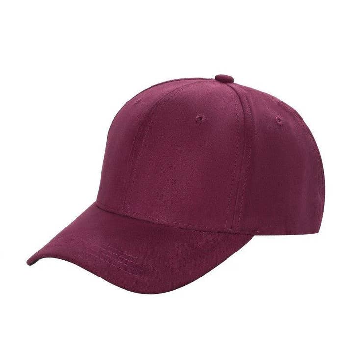 Burzip collection - Wholesale Baseball Cap - Unisex - 6PANEL SUEDE SOLID CAPS 5