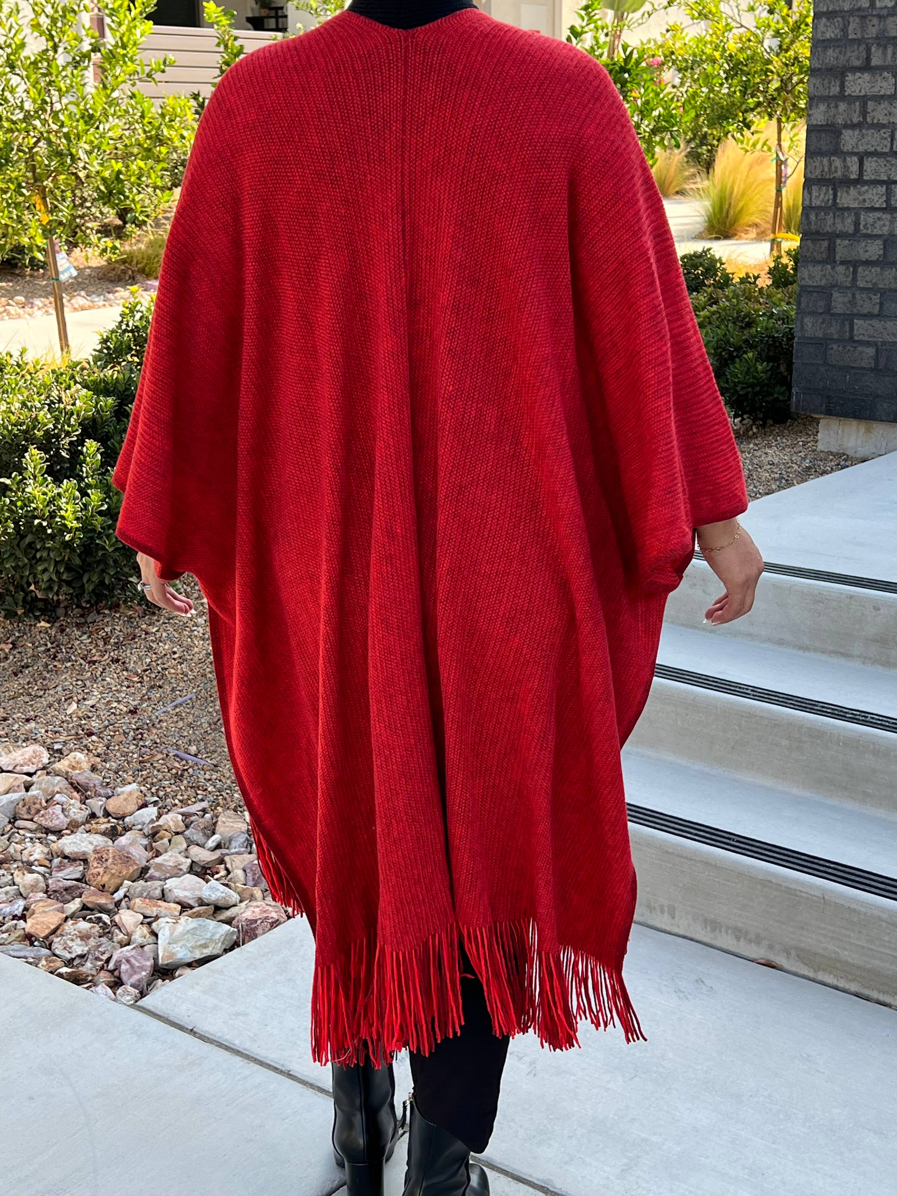 Justin & Taylor – wholesale Kofta - Dam – Harlow cardigan | Kimono-cardigan med fickor och fransad nederkant37