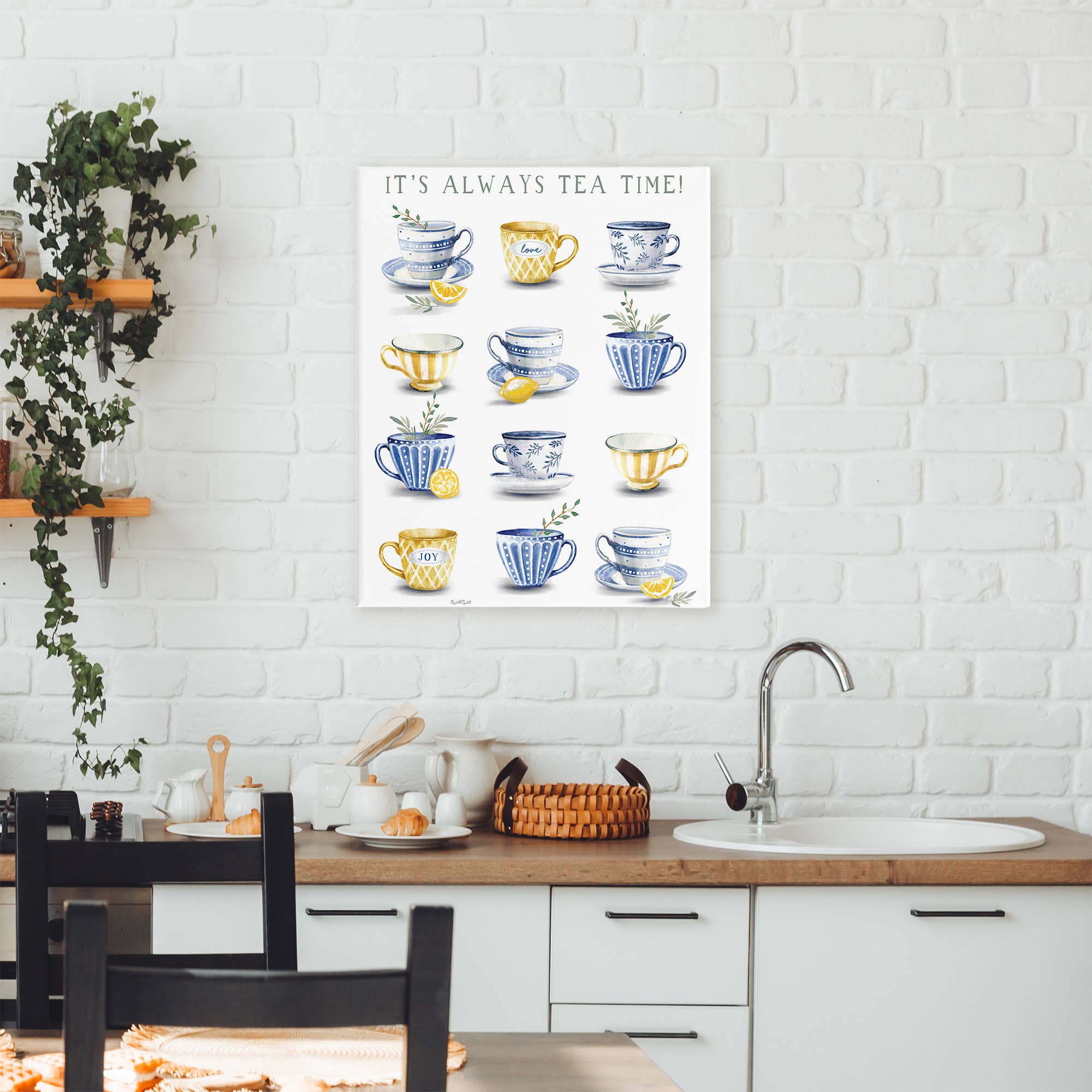 Stupell Industries - Wholesale Wall Sign - It's Always Tea Time - Unframed Wall Art4