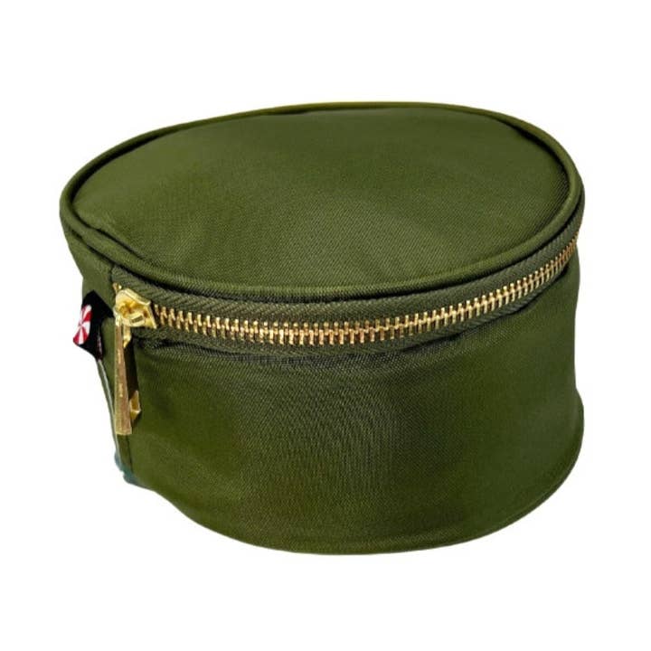 6" Olive Nylon Button Bag | Mint for wholesale by Mint