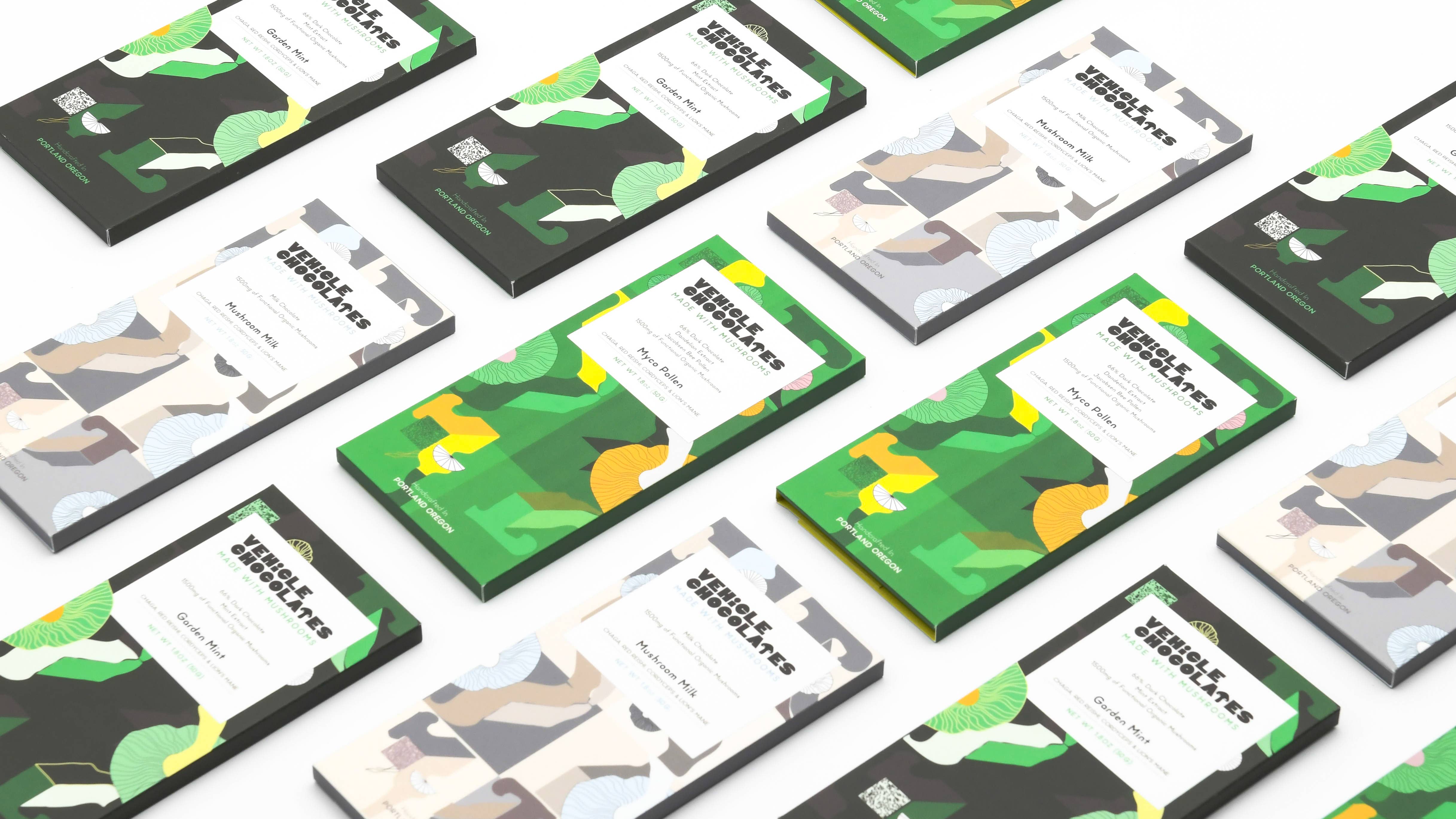 Vehicle Chocolates - Wholesale Chocolate Bar - Mushroom Oat Milk Chocolate Bar2