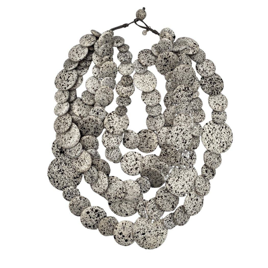 Bijondo - Vendita all'ingrosso Collane di perline/perle - Collana Guinea legno leggera9