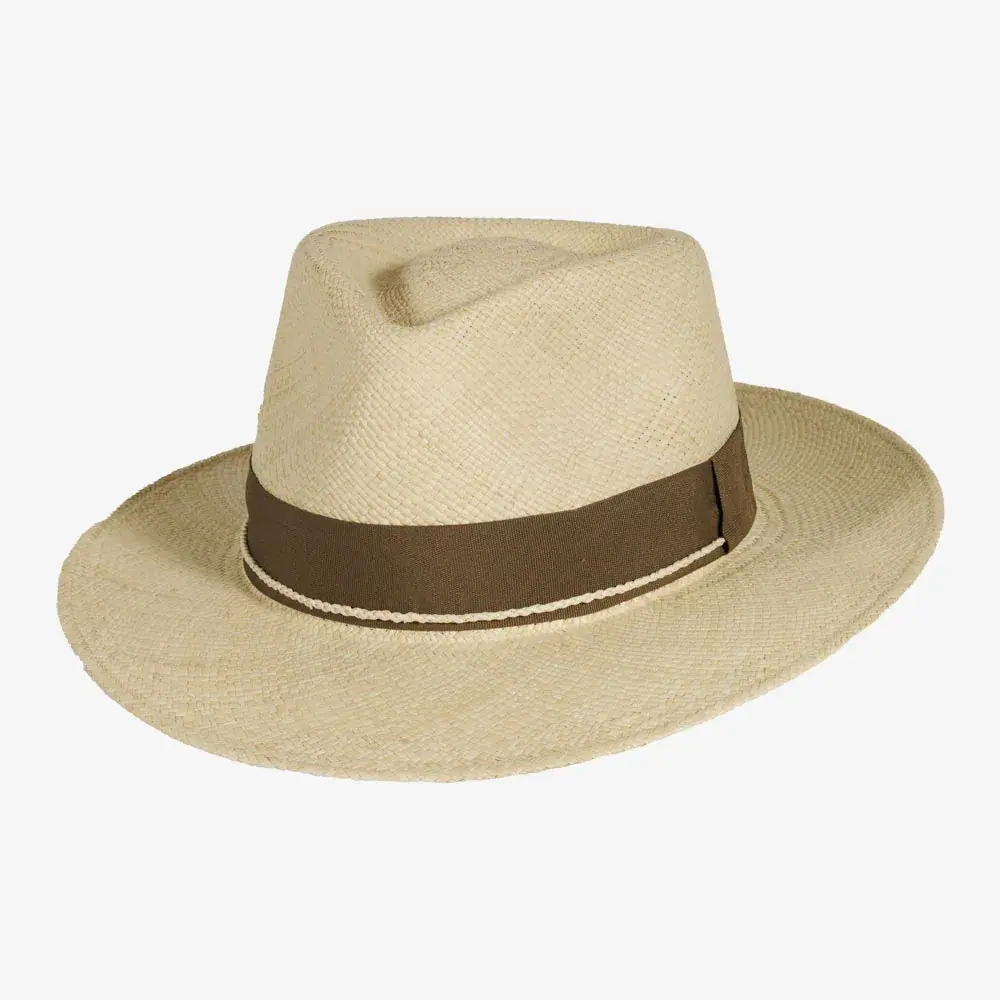 Naturale Autentico Cappello Panama Fedora - Stile Quito in vendita all'ingrosso su Faire3