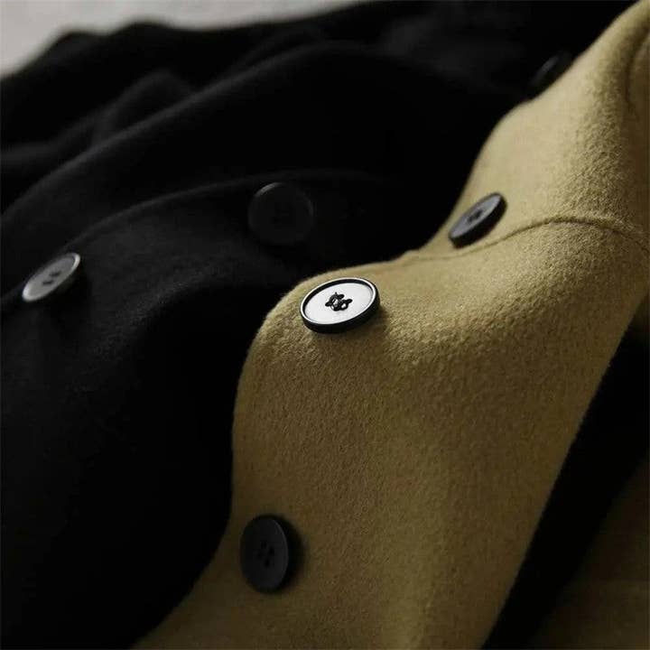 Plush Looks - Wholesale Coat - Women's - Solid Color Thickened Mid-Length Woolen Coat5