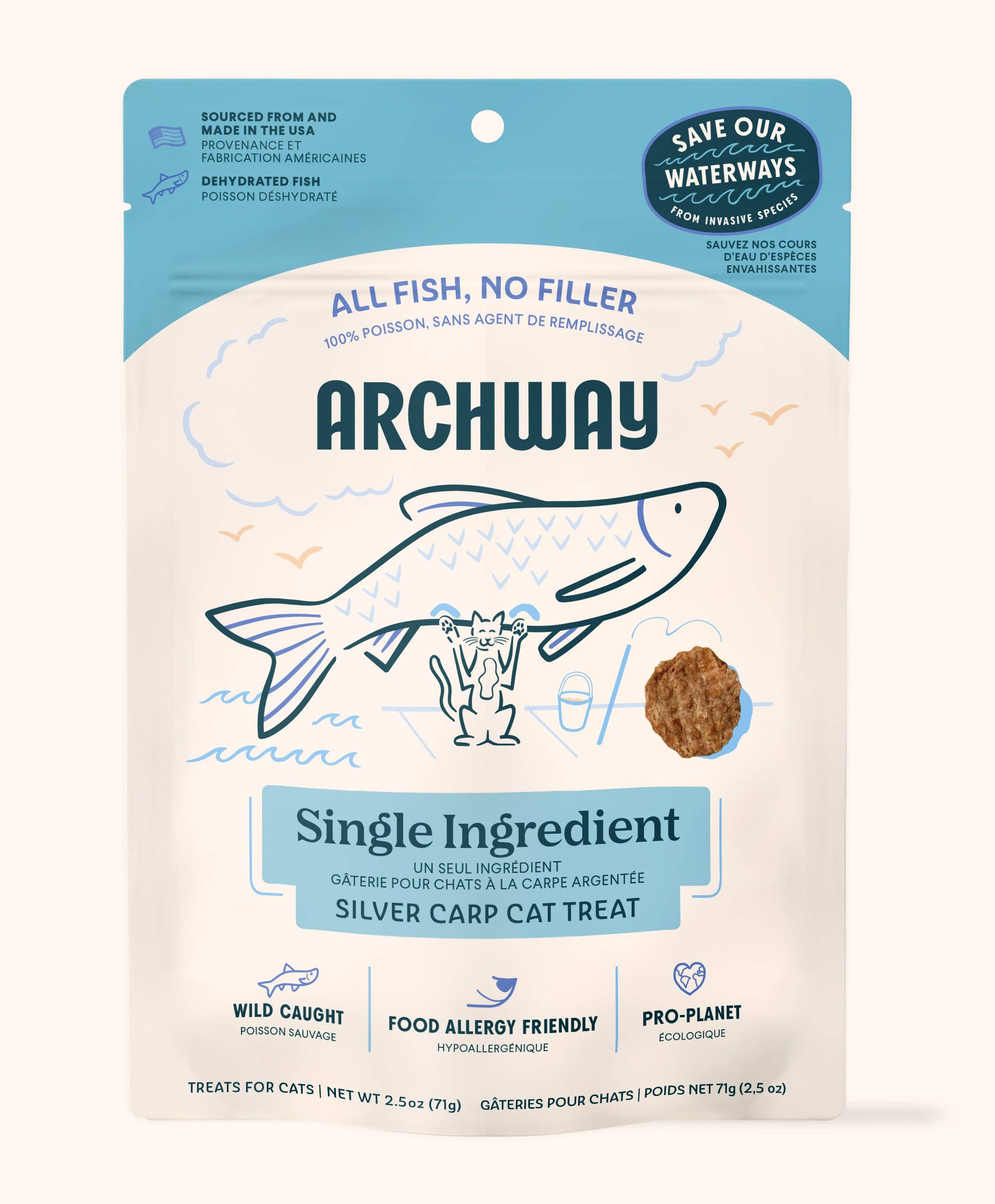Archway Pet - Wholesale Pet Treats - Cat - Single Ingredient Wild-Caught Fish for Cats0
