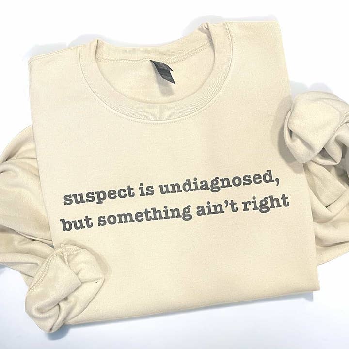 Wholesale Suspect Challenge Sweatshirt Undiagnosed -Sand for wholesale by Lasting Impressions CT