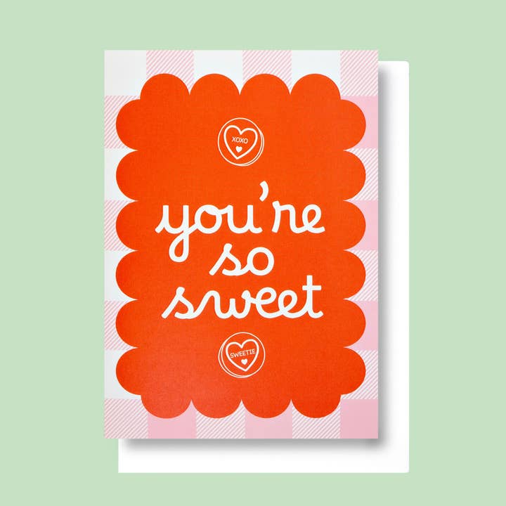 Frenchie You're So Sweet Card for wholesale by Good Thanks Paper