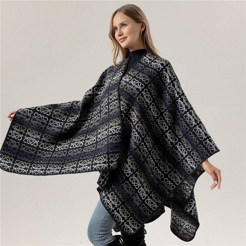 Plush Looks - Wholesale Wrap - Women's - Fashionable Warm Shawl Wrap3
