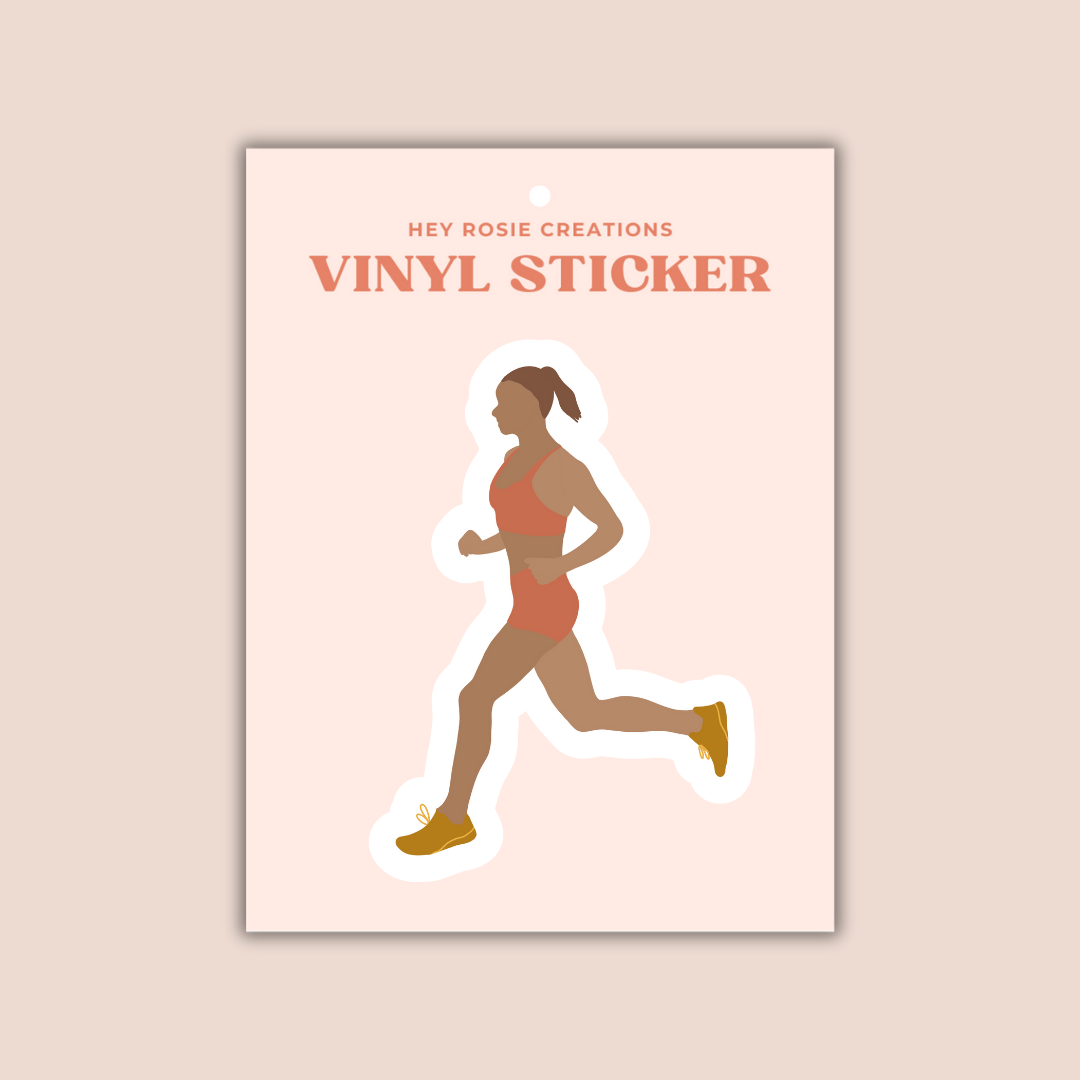 Hey Rosie Creations - Wholesale Sticker - Running Women Sticker0