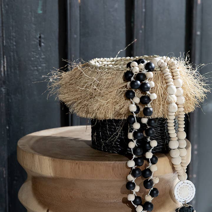 Bazar Bizar Living - Wholesale Beaded/Pearl Necklace - The Canggu Necklace - Natural Black
