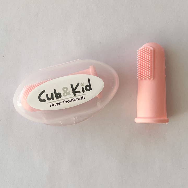 Cepillo de dientes de silicona para dedos - para venta al por mayor de Cub & Kid