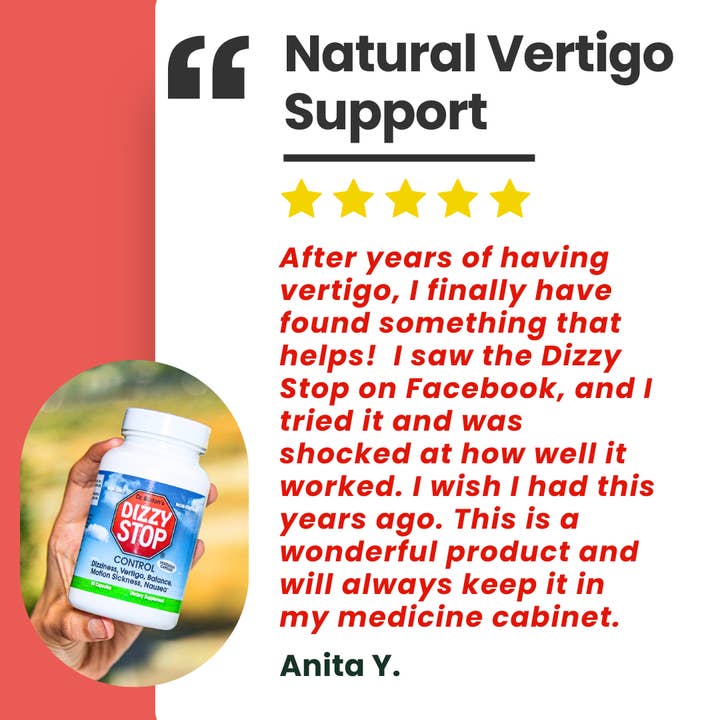Dr. Bartons - Vente Supplément oral/vitamine - Dizzy Stop® : Supplément pour le vertige, les étourdissements et le mal des transports4
